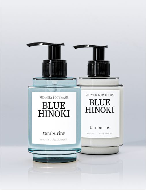 BLUE HINOKI ボディウォッシュ & ローション セット SHOWERY BODY WASH&LOTION BLUE HINOKI