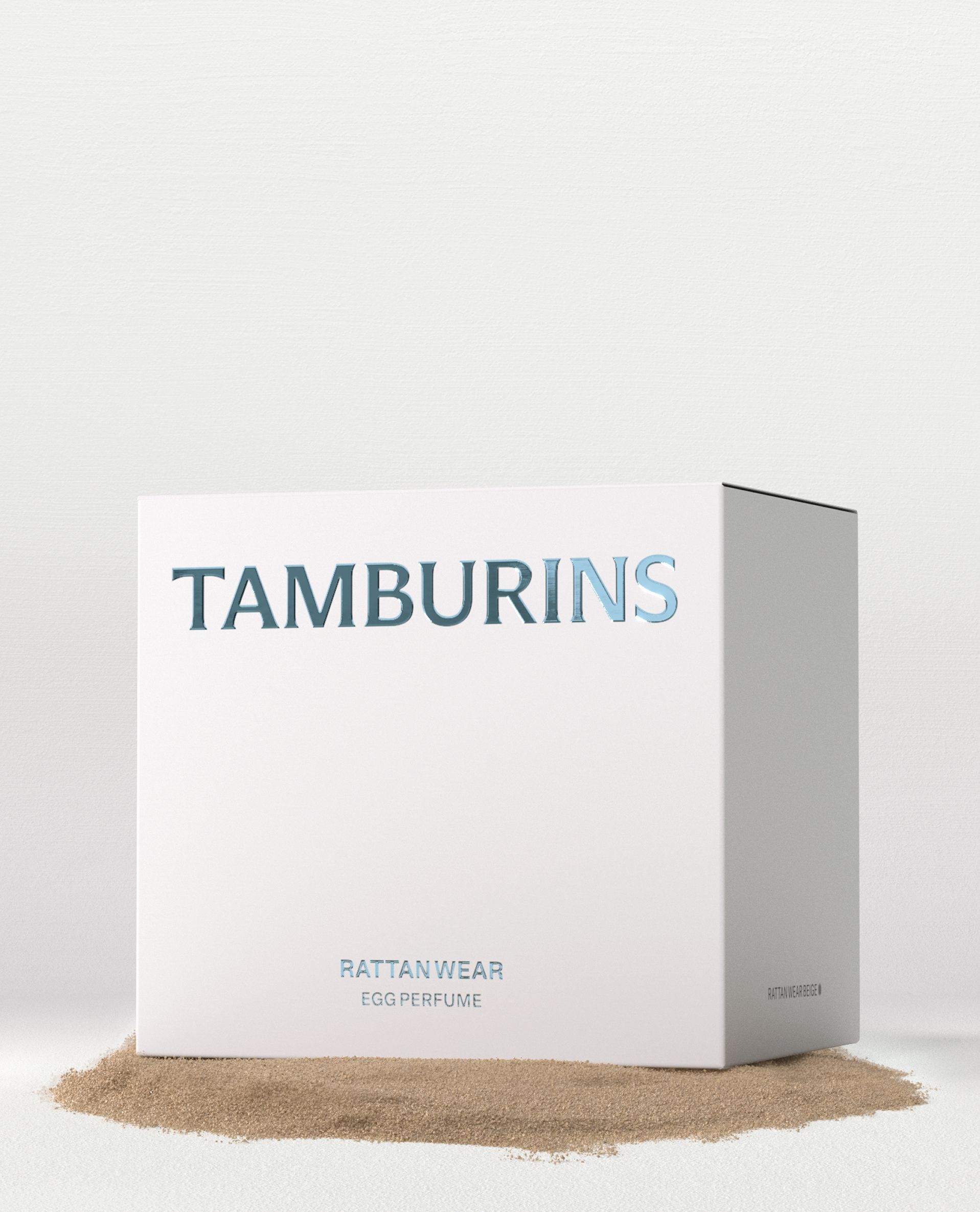 TAMBURINS 蛋形香水藤编挂饰 米色 | TAMBURINS / null