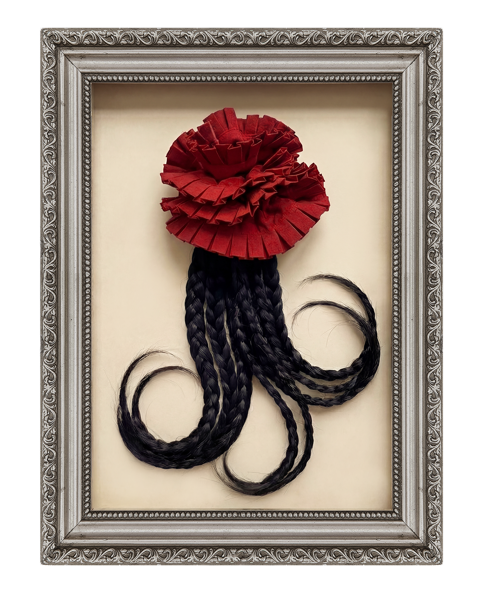 New Hair Perfume Collection - SCRUNCHIE PLEATS RED